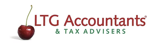 LTG Accountants and Tax Advisers logo with cherry